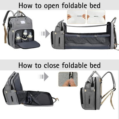 The NestPack™ Portable Crib Backpack